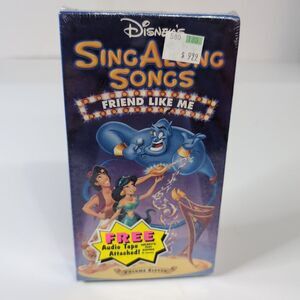 Disney Sing-A-Long Friend‎ Like Me VHS New Sealed with Cassette Tape RARE